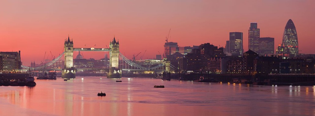 Thames sunset - photo